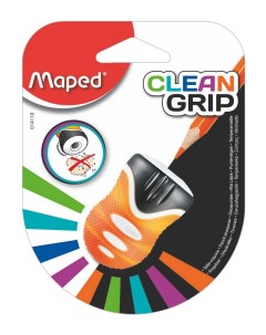 Точилка для карандашей с контейнером Clean Grip оранжевая Maped