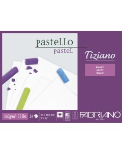 Альбом для пастели Tiziano 23x30 5 см цвет белый 24 листа Fabriano
