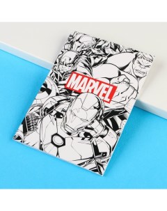 Блокнот А6 на скрепке 32 листа Мстители Marvel