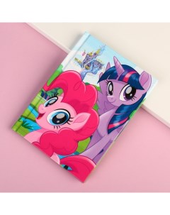 Блокнот А6 40 листов в твёрдой обложке My Little Pony Hasbro