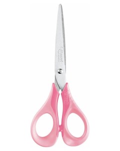 Ножницы канцелярские с гибкими симметричными кольцами 16см Sensoft Pastel розовые Maped