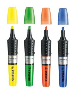 Настольный набор маркеров Luminator 4 цвета Stabilo