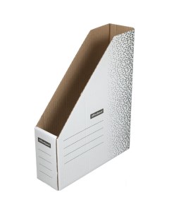 Лоток для бумаг вертикальный Standard 75мм микрогофрокартон белый 264828 20шт Officespace