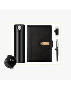 Подарочный бизнес набор термос ежедневник флеш накопитель USB ручка Миросмарт
