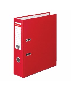 Папка регистратор с покрытием из ПВХ 80 мм с уголком красная 227192 4 шт Brauberg