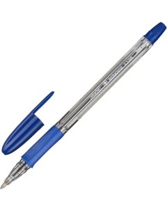Ручка шариковая Antibacterial А03 05мм синий цвет чернил корпус прозрачный 12шт Attache
