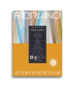 Альбом для акварели Watercolour Studio 22 9x30 5 см 75 листов 200 г м2 мелкое зерно Fabriano