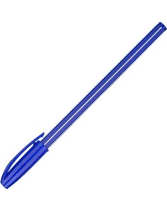 Ручка шариковая одноразовая Economy 07мм синий цвет чернил синий корпус 100шт Attache
