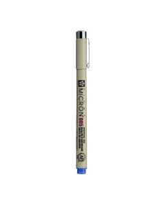 Ручка капиллярная Pigma Micron 0 2 мм цвет чернил синий Sakura