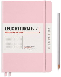 Блокнот Leuchtturm A5 в точку 125 листов розовый твердая обложка Leuchtturm1917
