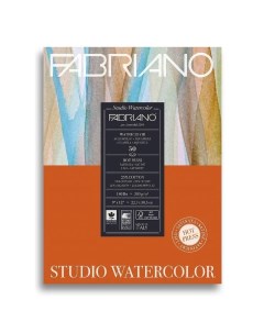 Альбом для акварели Watercolour Studio 22 9x30 5 см 50 листов 300 г м2 мелкое зерно Fabriano