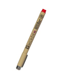 Ручка капиллярная Pigma Micron 0 45 мм цвет чернил красный Sakura