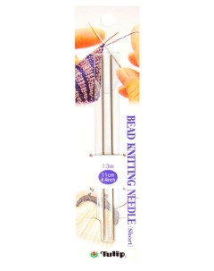 Спицы TBN 011e для вязания бисером 1 3 мм 11 см Tulip