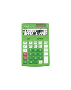 Калькулятор UD 79G зеленый Uniel