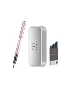 Набор Sakura Gift Set ручка перьевая XL Series с картриджами тип F розовый Parker
