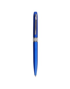 Ручка шариковая поворотная 0 7 мм под логотип стержень синий синий корпус 12 шт Calligrata