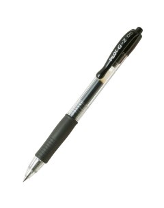 Ручка гелевая автоматическая BL G2 5 03мм черный резиновая манжетка 12шт BL G2 5 B Pilot