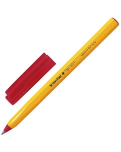 Ручка шариковая Tops 505 F 04мм красный цвет чернил корпус желтый 50шт 150502 Schneider