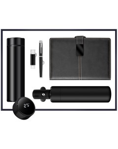 Подарочный бизнес набор термос ежедневник флеш накопитель USB зонт ручка Миросмарт