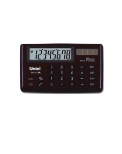 Калькулятор UK 37ВR красно коричневый СU141 Uniel
