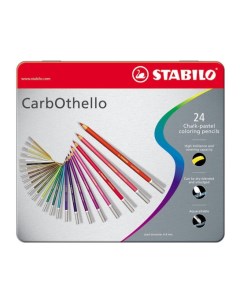 Цветная пастель Carbotello 24 цвета Stabilo