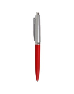 Ручка шариковая автоматическая Лого Прано 0 5 мм стержень синий корпус красный сере Calligrata
