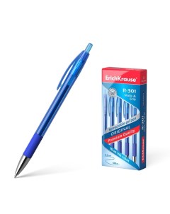 Ручка гелевая R 301 Original Gel Matic Grip чернила синие узел 0 5 мм авт Erich krause