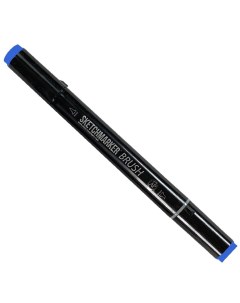 Маркер Brush двухсторонний на спиртовой основе для скетчинга цвет B101 Синий Sketchmarker
