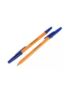Ручка шариковая синяя 0 7 мм 1 шт Clipstudio