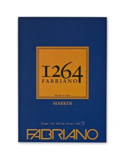Альбом для графики 1264 MARKER 70г м кв 29 7х42 100 листов Fabriano