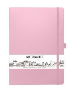 Скетчбук 2315004SM 140г м2 21х29 7см цвет розовый Sketchmarker