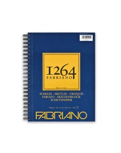 Альбом 1264 SKETCH 90г м кв 21х29 7 120 листов спираль по длинной стороне Fabriano