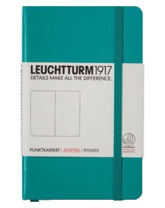 Записная книжка Leuchtturm1917 А5 в клетку зеленая