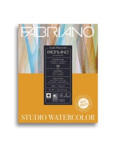 Альбом для акварели Watercolour Studio 20 3x25 4 см 20 листов 200 г м2 мелкое зерно Fabriano
