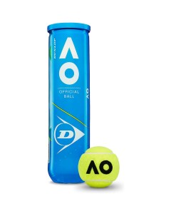 Мяч теннисный Australian Open 601355 одобр ITF уп 4 шт желтый Dunlop