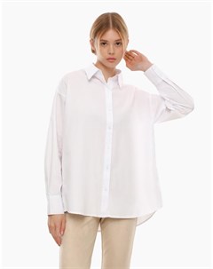 Белая рубашка Oversize с отложным воротником Gloria jeans