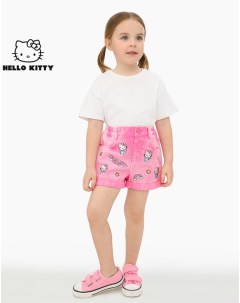 Розовые шорты из коллекции Hello Kitty для девочки Gloria jeans
