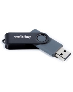 Накопитель USB 2 0 8GB SB008GB2TWK Twist чёрный Smartbuy