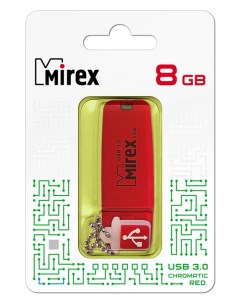 Накопитель USB 3 0 8GB Chromatic 13600 FM3СHR08 красный Mirex