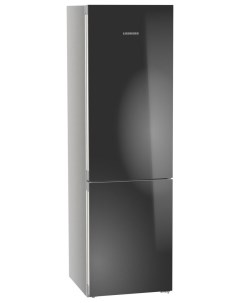 Двухкамерный холодильник CNgbd 5723 20 001 черное стекло Liebherr