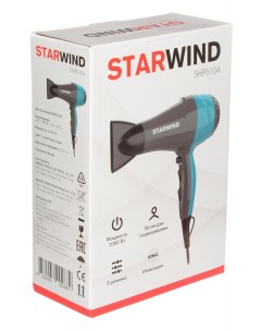 Фен Starwind SHP6104 2000 Вт Голубой