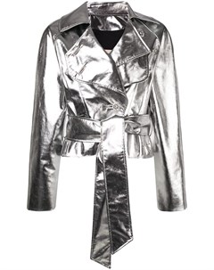 Alexandre vauthier куртка с эффектом металлик Alexandre vauthier