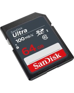Карта памяти 64Gb SDXC Ultra Class 10 UHS I U1 SDSDUNR 064G GN3IN Sandisk