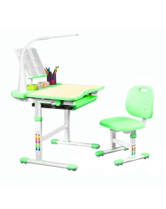 Комплект парта и стул Ara со светильником MapleGreen Anatomica