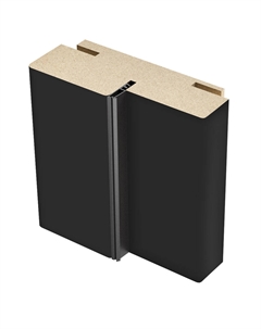 Коробка дверная телескопическая Ставерн 80х35х2070 мм ПВХ эмалит софт блэк с петлями (2,5 шт.) Casaporte