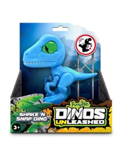 Игрушка интерактивная клацающий динозавр Раптор мини с 3 лет 31127V Dinos unleashed