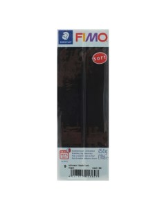 Пластика полимерная глина 454 г Soft чёрный Fimo