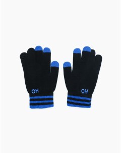 Перчатки BAS005024 синий черный 8 10л 0 для мальчика Gloria jeans