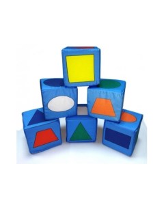 Мягкие кубики Цвет и форма 6 кубиков Учитель