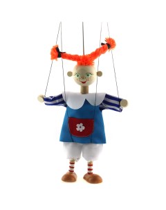 Кукла марионетка Пеппи Azhna